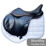 Kent & Masters  S-Series Jump Saddle (MJJ) (adjustable), 17" Black (SKU317)
