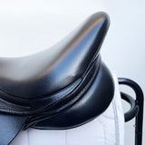 Kent & Masters  S-Series Jump Saddle (MJJ) (adjustable), 17" Black (SKU317)