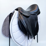 Kent & Masters  S-Series Jump Saddle (MJJ) (adjustable), 17" Black (SKU317)