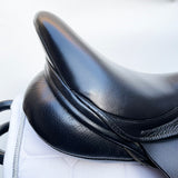 Kent & Masters  S-Series Jump Saddle (MJJ) (adjustable), 17" Black (SKU317)