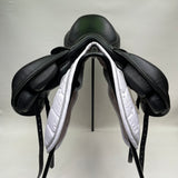Fairfax Andrew Hoy Monoflap XC Saddle, Adjustable, 17.5", Black (SKU469)