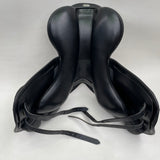 Fairfax Andrew Hoy Monoflap XC Saddle, Adjustable, 17.5", Black (SKU469)