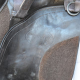 Kent and Masters Pony Club Long Leg saddle, Adjustable Gullet, 16.5", Brown (SKU394)