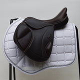 EcoRider Freedom jump Saddle (eco 025), Adjustable, Brown, 16.5" (SKU455)