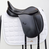 Kent & Masters S-Series Dressage Moveable Block Standard Wither Saddle (MDM), 16.5", Adjustable, Black (SKU451)