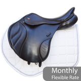 Kent & Masters  S-Series Jump Saddle (MJJ) (adjustable), 17.5" Brown (SKU235)