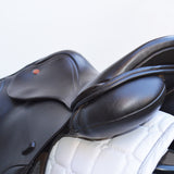 Kent & Masters  S-Series Jump Saddle (MJJ) (adjustable), 17.5" Brown (SKU235)