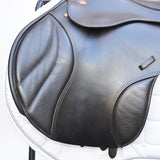 Kent & Masters  S-Series Jump Saddle (MJJ) (adjustable), 17.5" Brown (SKU235)