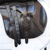 Kent & Masters  S-Series Jump Saddle (MJJ) (adjustable), 17.5" Brown (SKU235)