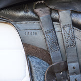 Kent & Masters  S-Series Jump Saddle (MJJ) (adjustable), 17.5" Brown (SKU235)