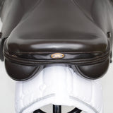 Kent and Masters Pony Club Long Leg saddle, Adjustable Gullet, 16.5", Brown (SKU446)