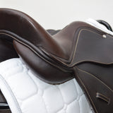 EcoRider Freedom jump Saddle (eco 025), Adjustable, Brown, 16.5" (SKU455)