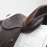 EcoRider Freedom jump Saddle (eco 025), Adjustable, Brown, 16.5" (SKU455)