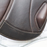 EcoRider Freedom jump Saddle (eco 025), Adjustable, Brown, 16.5" (SKU455)