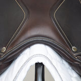 EcoRider Freedom jump Saddle (eco 025), Adjustable, Brown, 16.5" (SKU455)