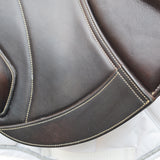 EcoRider Freedom jump Saddle (eco 025), Adjustable, Brown, 16.5" (SKU455)