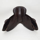 EcoRider Freedom jump Saddle (eco 025), Adjustable, Brown, 16.5" (SKU455)