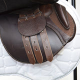 EcoRider Freedom jump Saddle (eco 025), Adjustable, Brown, 16.5" (SKU455)