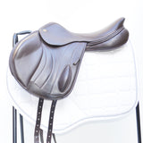 Fairfax Andrew Hoy Monoflap XC Saddle, Adjustable, 17", Brown (SKU439)
