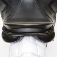 Albion Fabrento Dressage Saddle, 17.5" MW (Adjusta Model) Black (SKU380) - BUY IT NOW