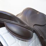 Fairfax Andrew Hoy Monoflap XC Saddle, Adjustable, 17", Brown (SKU439)