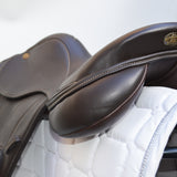 Fairfax Andrew Hoy Monoflap XC Saddle, Adjustable, 17", Brown (SKU439)