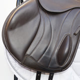 Fairfax Andrew Hoy Monoflap XC Saddle, Adjustable, 17", Brown (SKU439)