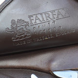 Fairfax Andrew Hoy Monoflap XC Saddle, Adjustable, 17", Brown (SKU439)