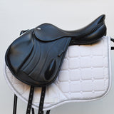 Fairfax Andrew Hoy Jump Saddle, Black, 17.5", Adjustable (SKU500)