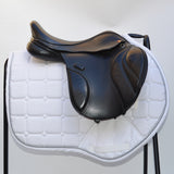 Kent and Masters S-Series Pony jump saddle, Adjustable Gullet, 15.5", Black (SKU440)