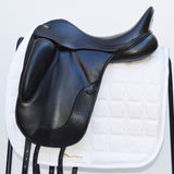 Fairfax Gareth Monoflap Dressage Saddle, 17.5", Adjustable, Black (SKU262)