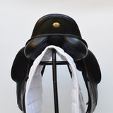 Fairfax Gareth Monoflap Dressage Saddle, 17.5", Adjustable, Black (SKU262)