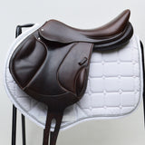 Voltaire Essentials Monoflap Jump saddle, 17.5", Brown, Adjustable (SKU335)