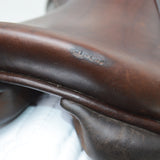 Voltaire Essentials Monoflap Jump saddle, 17.5", Brown, Adjustable (SKU335)