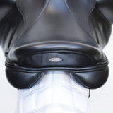 Fairfax Gareth Monoflap Dressage Saddle, 17.5", Adjustable, Black (SKU406)