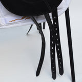 Fairfax Gareth Monoflap Dressage Saddle, 17.5", Adjustable, Black (SKU406)