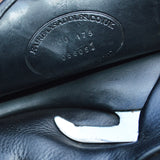 Fairfax Gareth Monoflap Dressage Saddle, 17.5", Adjustable, Black (SKU406)