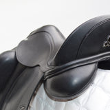 Loxley by Bliss Dressage Monoflap  Saddle, 17.5", MW, Black (SKU435)