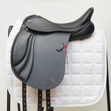 Albion K2 Dressage Saddle - 16.5" MW (Adjusta Model) Black (SKU421) NEW