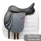 Albion K2 Dressage Saddle - 16.5" MW (Adjusta Model) Black (SKU421) NEW