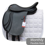 Albion K2 CC (Cob/Connemara) Dressage Saddle - 16.5" MW (Adjusta Model) Black (SKU423) NEW