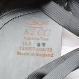 Albion K2 CC (Cob/Connemara) Dressage Saddle - 16.5" MW (Adjusta Model) Black (SKU423) NEW