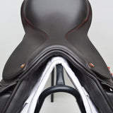 Albion K2 Jump saddle, HOOP TREE, 16.5", Wide (Adjusta Model), Dark Havana (SKU428)