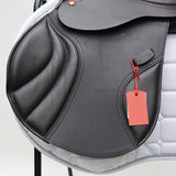 Albion K2 Jump saddle, HOOP TREE, 16.5", Wide (Adjusta Model), Dark Havana (SKU428)
