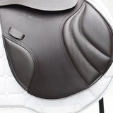 Albion K2 Jump saddle, HOOP TREE, 16.5", Wide (Adjusta Model), Dark Havana (SKU428)
