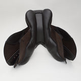 Albion K2 Jump saddle, HOOP TREE, 16.5", Wide (Adjusta Model), Dark Havana (SKU428)