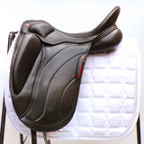 Albion Revelation Dressage Saddle, 17.5" W (Adjusta Model) Black (SKU506)