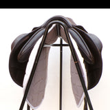 Utopia (Now Discovery) Ares Monoflap Jump Saddle (adjustable), 17.5" Brown (SKU286)