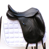 Utopia (Now Discovery) Dressage Saddle (adjustable), 16.5" Black (SKU540)