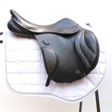 Kent & Masters  S-Series Jump Saddle (MJJ) (adjustable), 17" Black (SKU530)